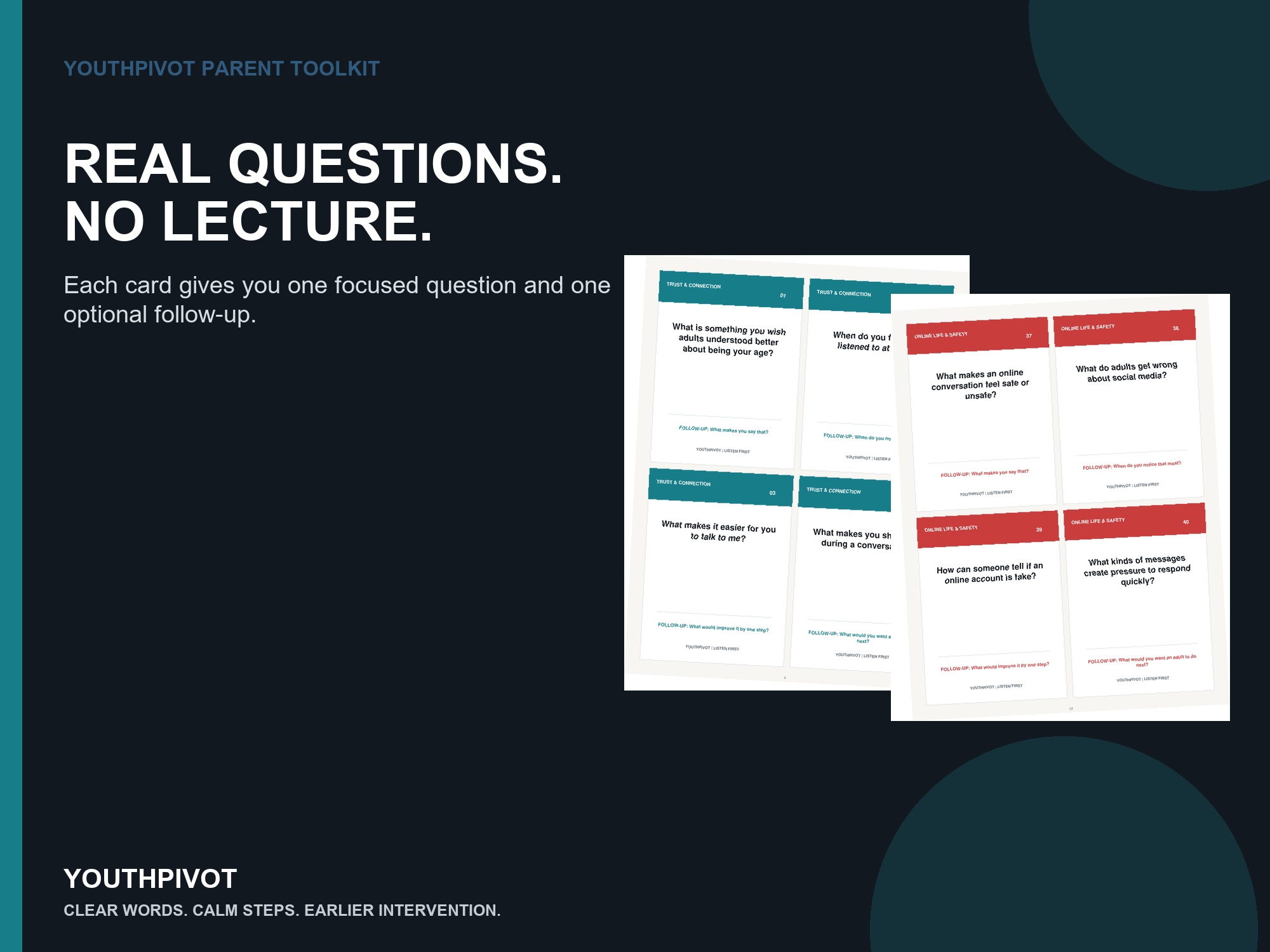 Real sample questions from the Teen Conversation Cards
