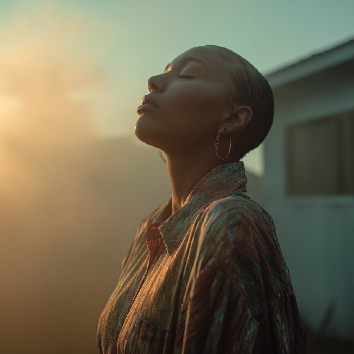 A woman at sunrise — a new start, a different outcome